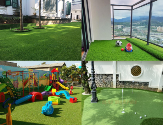 Blue Geometric Modern Business Management Trifold Brochure