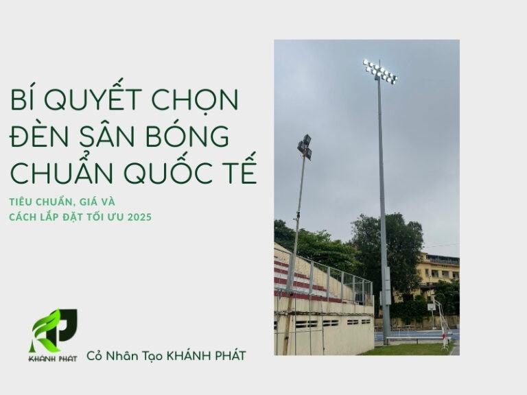 Đèn LED chiếu sáng sân bóng lắp đặt ngoài trời