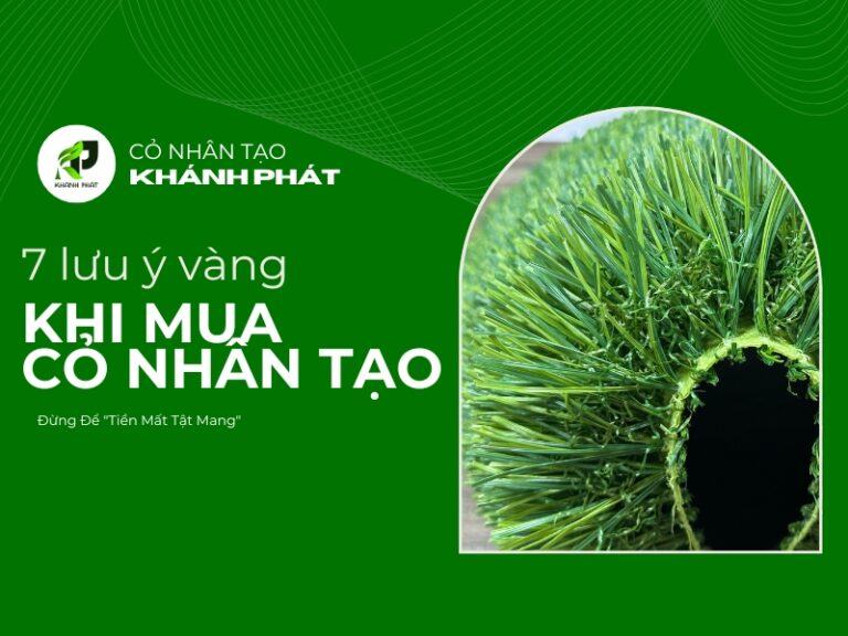 Mẫu cỏ nhân tạo cần kiểm tra kỹ trước khi mua