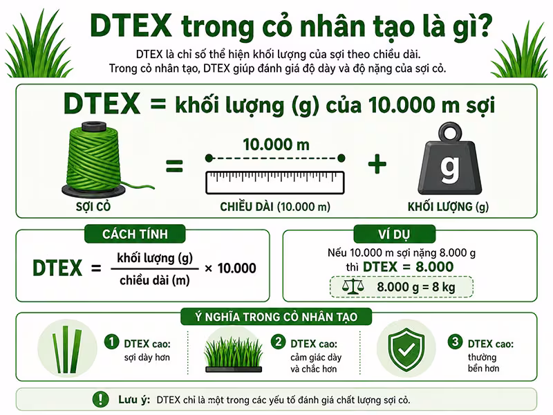 DTEX la gi cong thuc tinh co nhan tao DTEX la gi cong thuc tinh co nhan tao