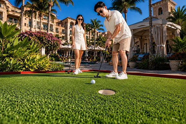 Hướng ngả sợi cỏ putting green 7mm